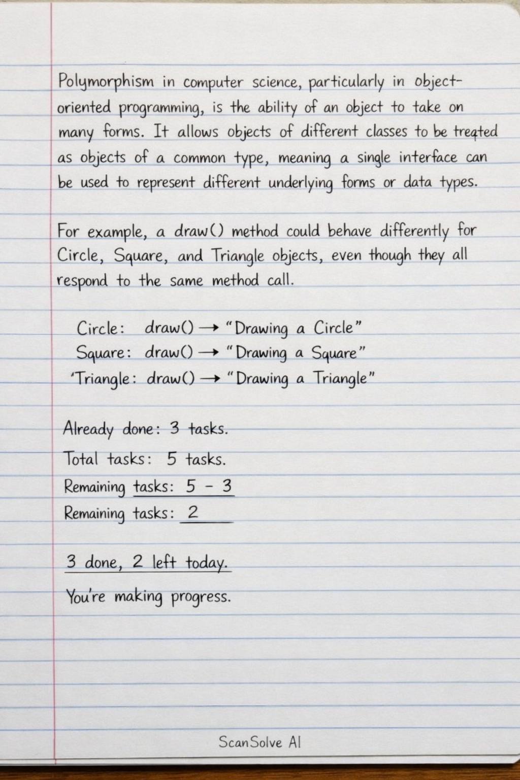 Handwritten step-by-step solution preview