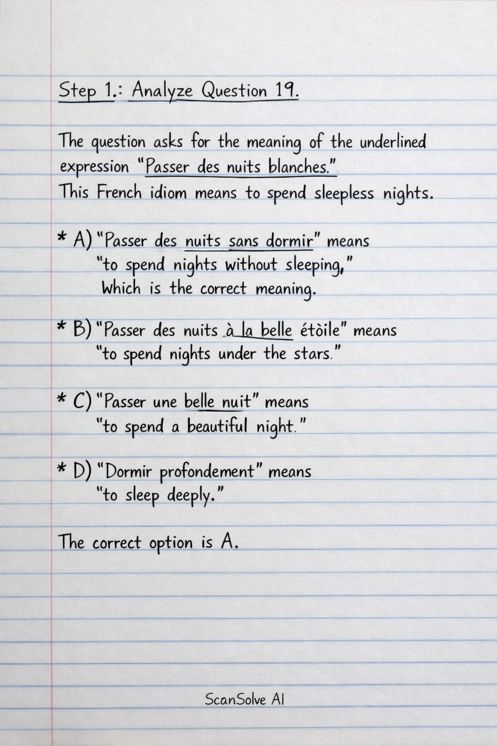 Handwritten step-by-step solution preview