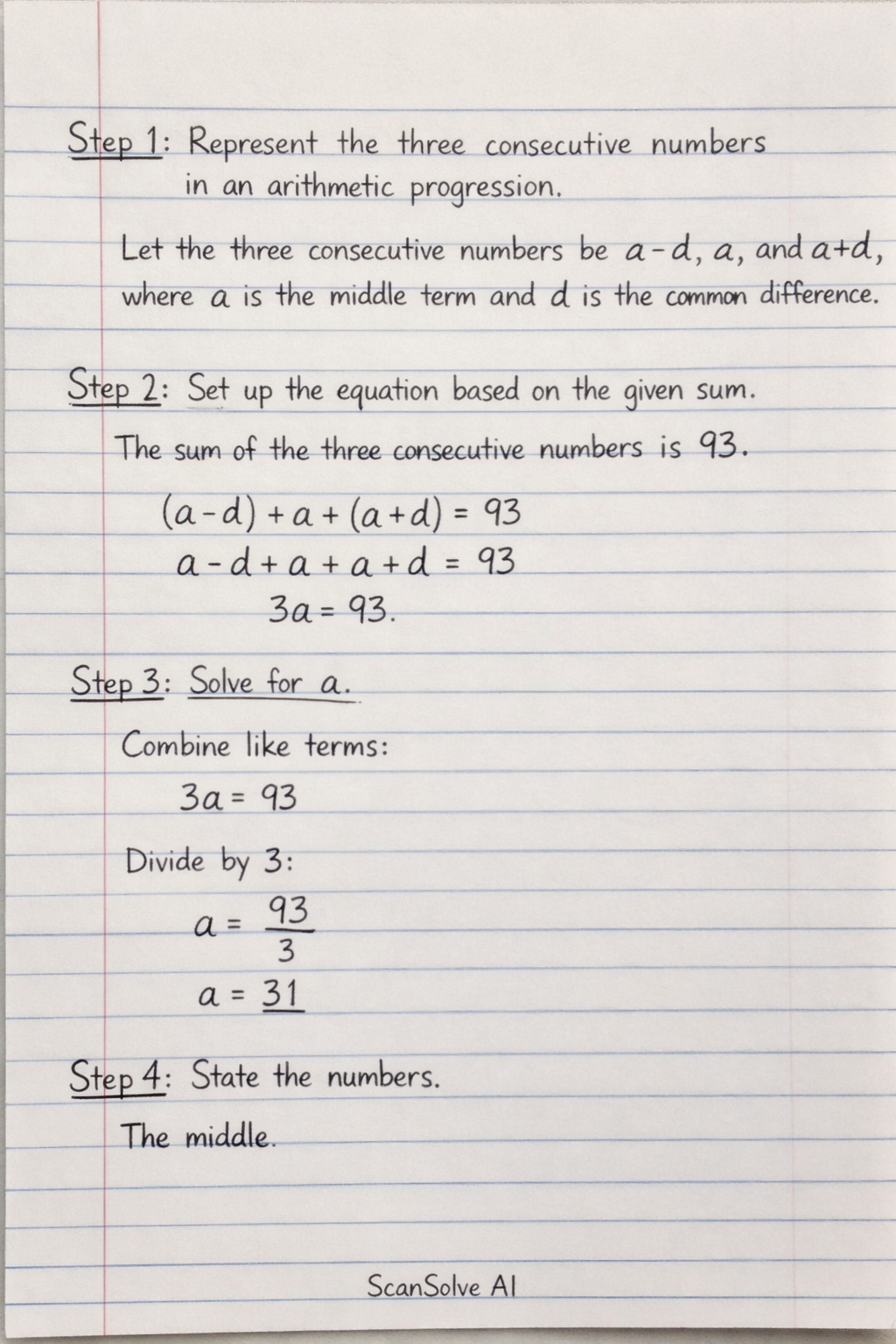 Handwritten step-by-step solution preview