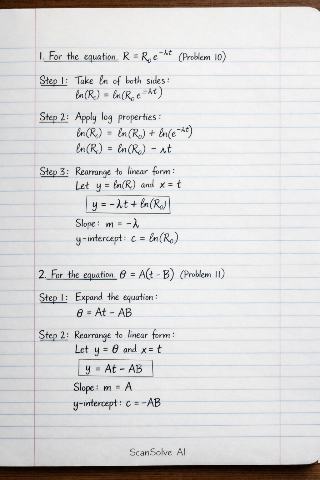 Handwritten step-by-step solution preview