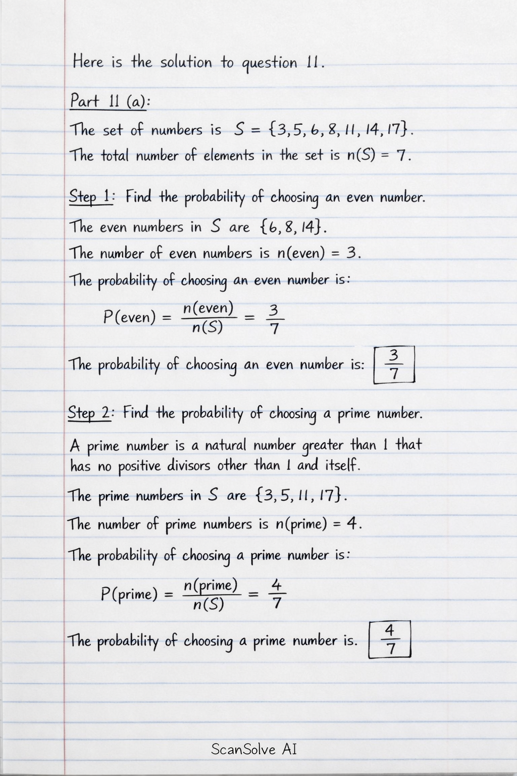 Handwritten step-by-step solution preview
