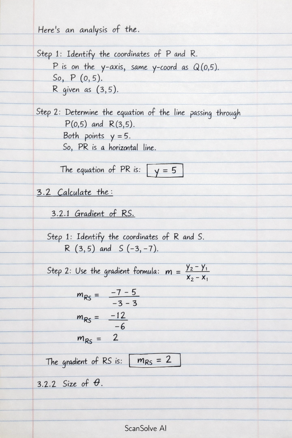 Handwritten step-by-step solution preview