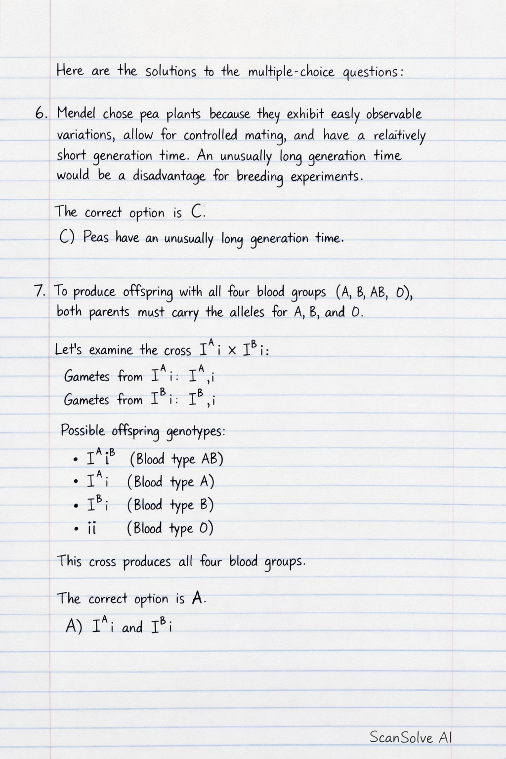 Handwritten step-by-step solution preview
