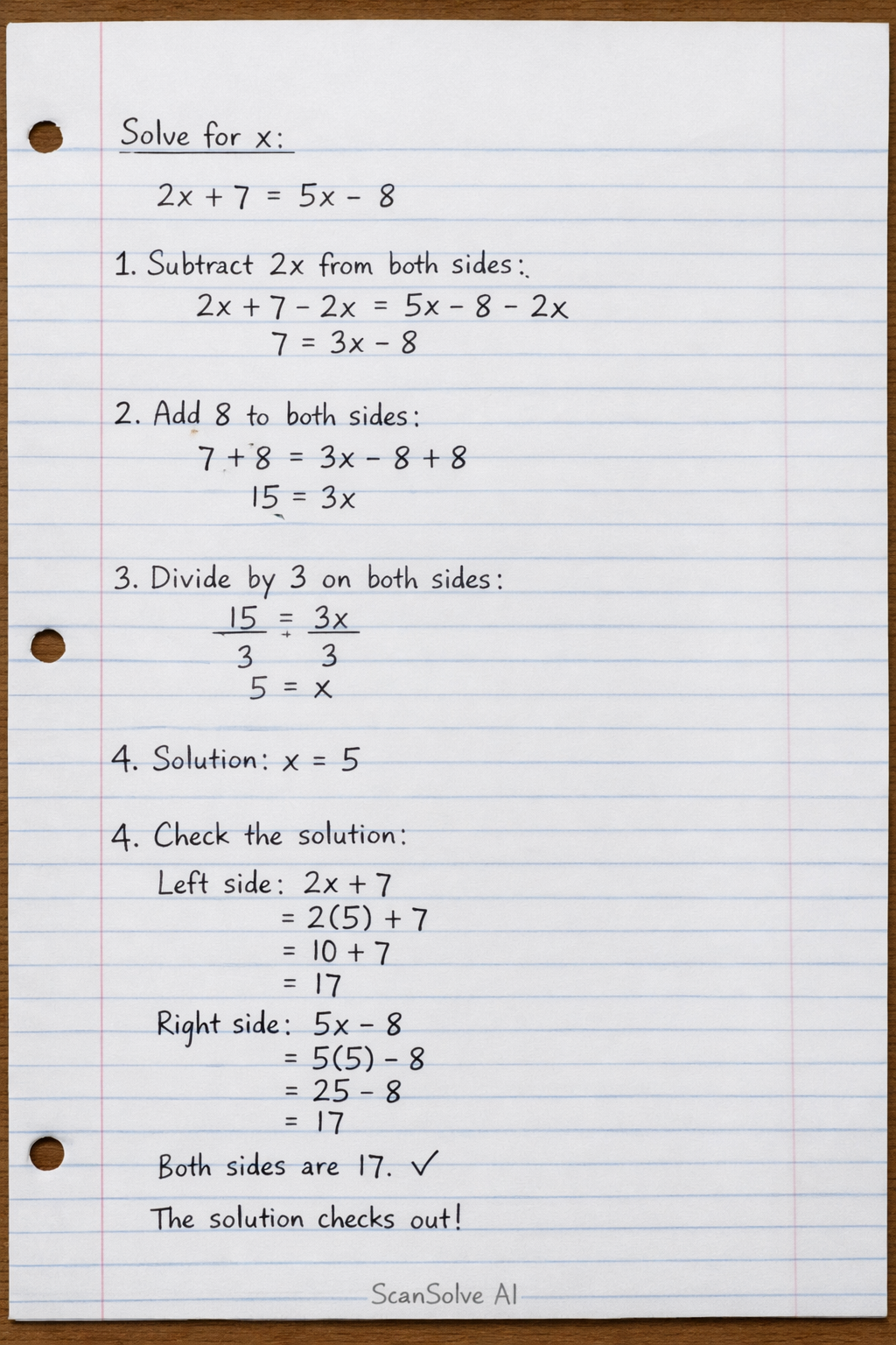Handwritten step-by-step solution preview