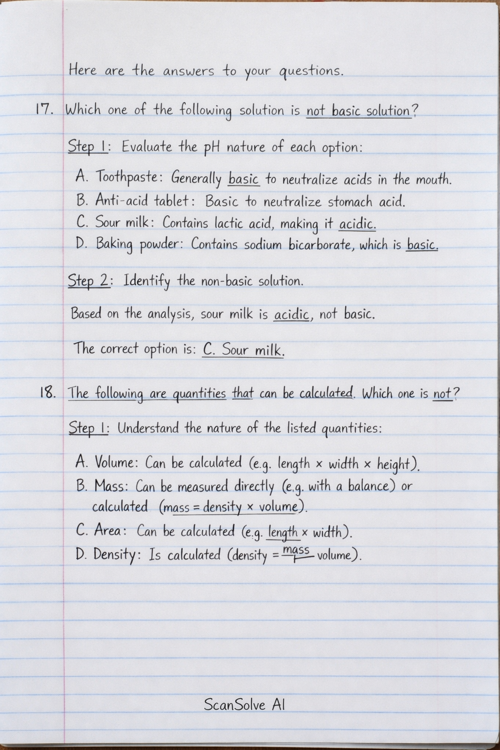 Handwritten step-by-step solution preview