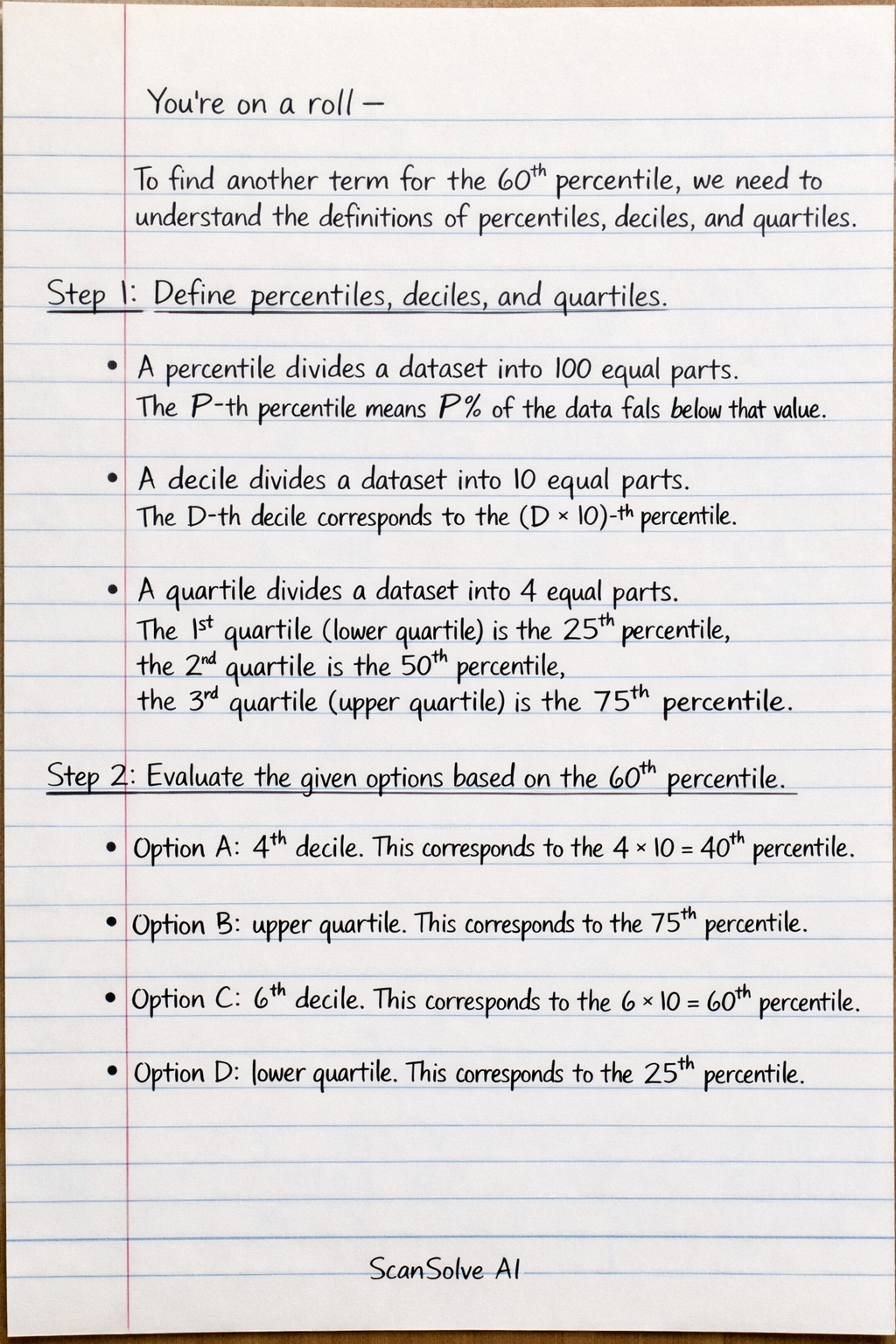 Handwritten step-by-step solution preview