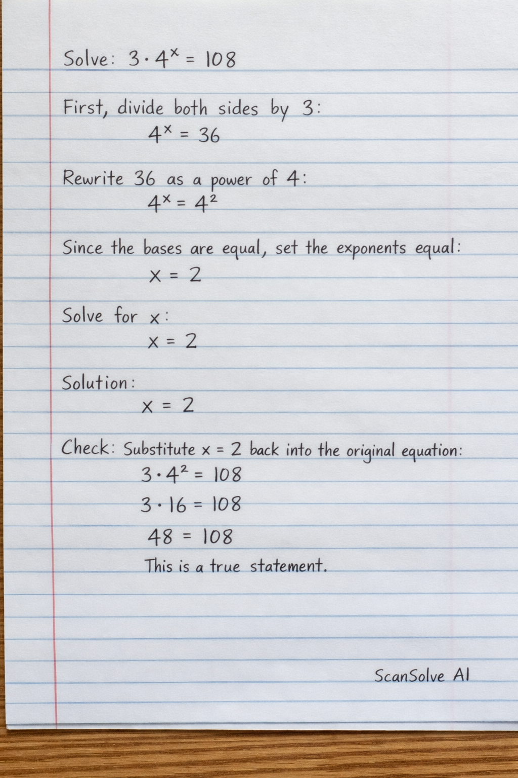 Handwritten step-by-step solution preview