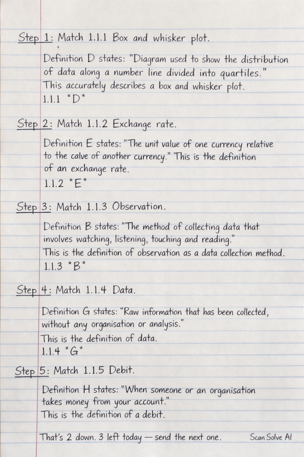 Handwritten step-by-step solution preview