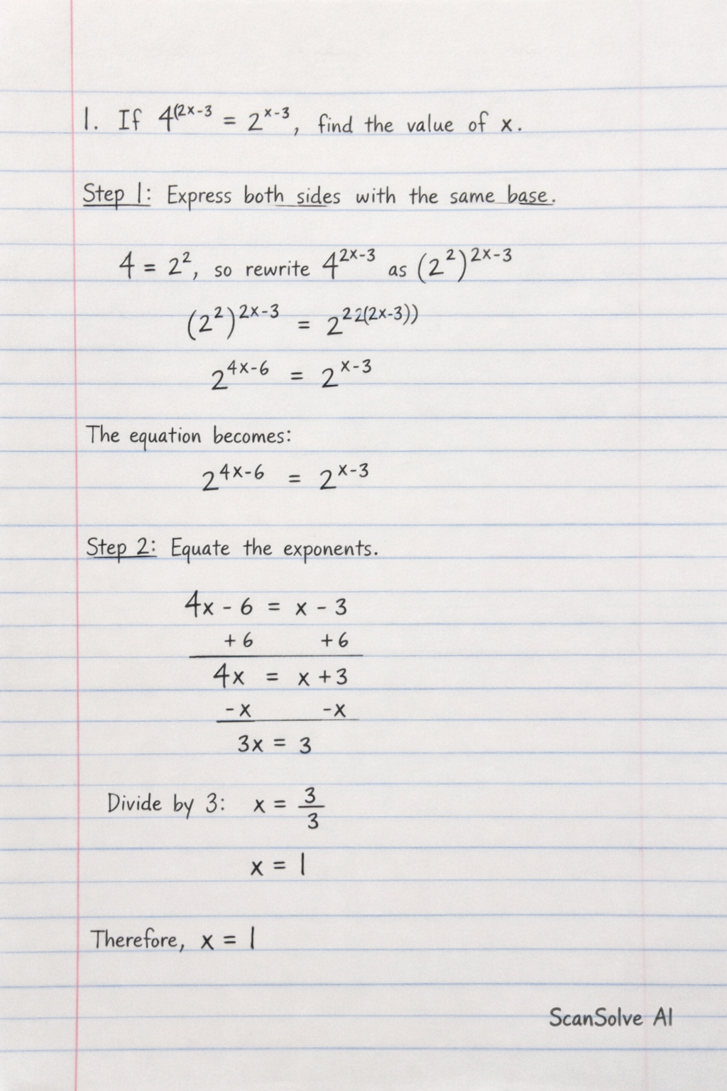 Handwritten step-by-step solution preview