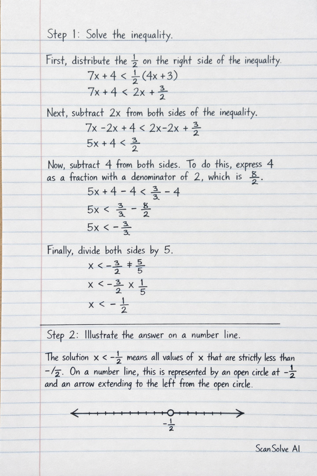 Handwritten step-by-step solution preview