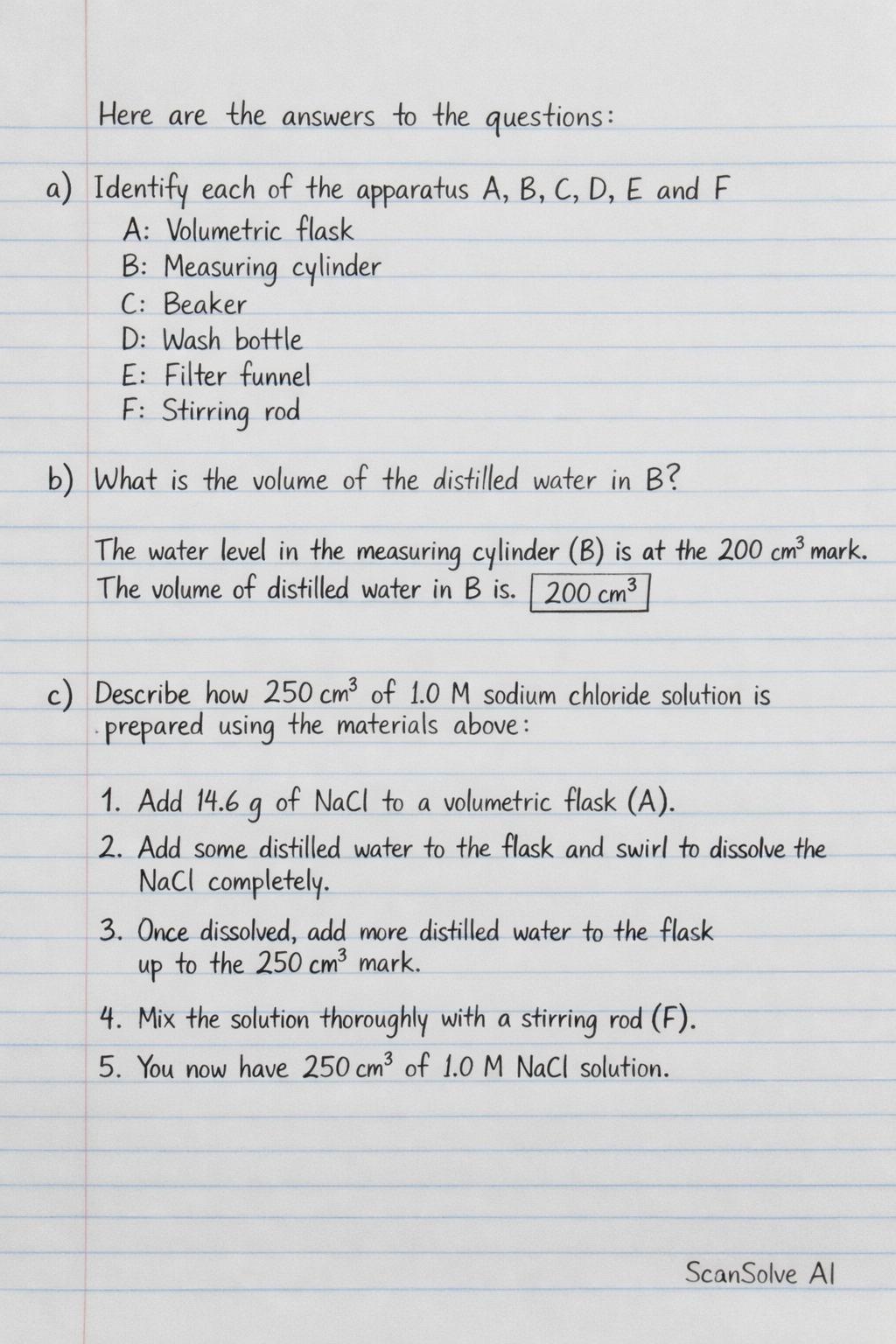Handwritten step-by-step solution preview