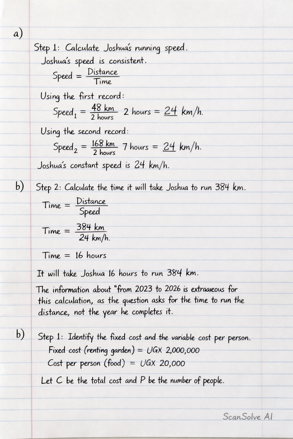 Handwritten step-by-step solution preview