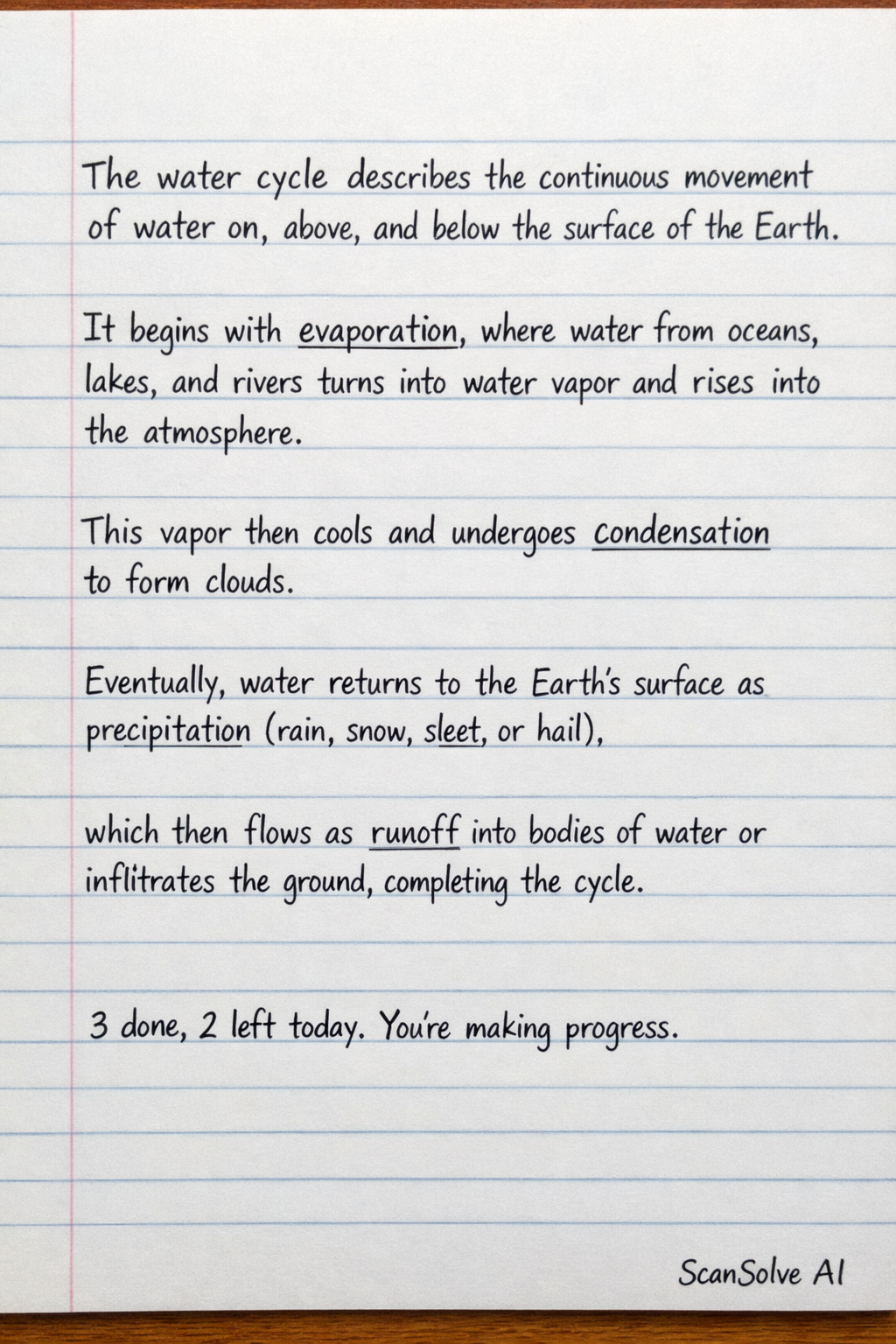 Handwritten step-by-step solution preview