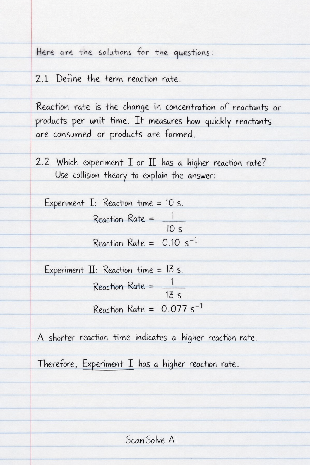 Handwritten step-by-step solution preview