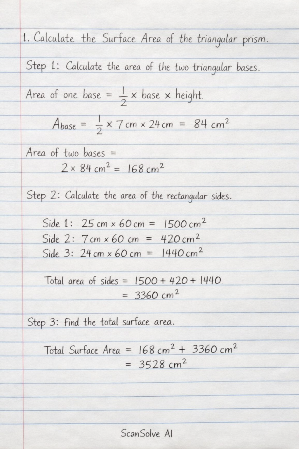 Handwritten step-by-step solution preview