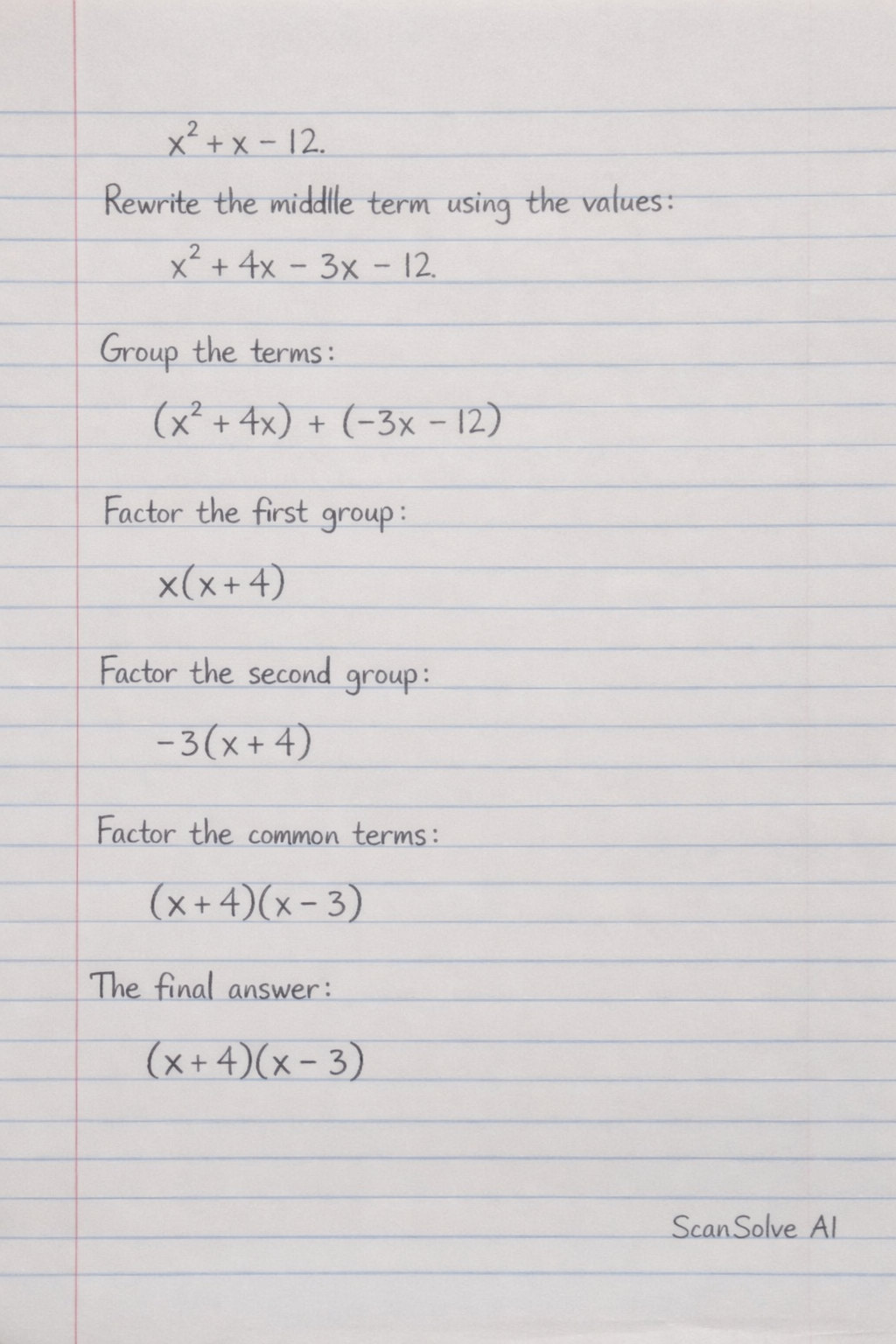 Handwritten step-by-step solution preview