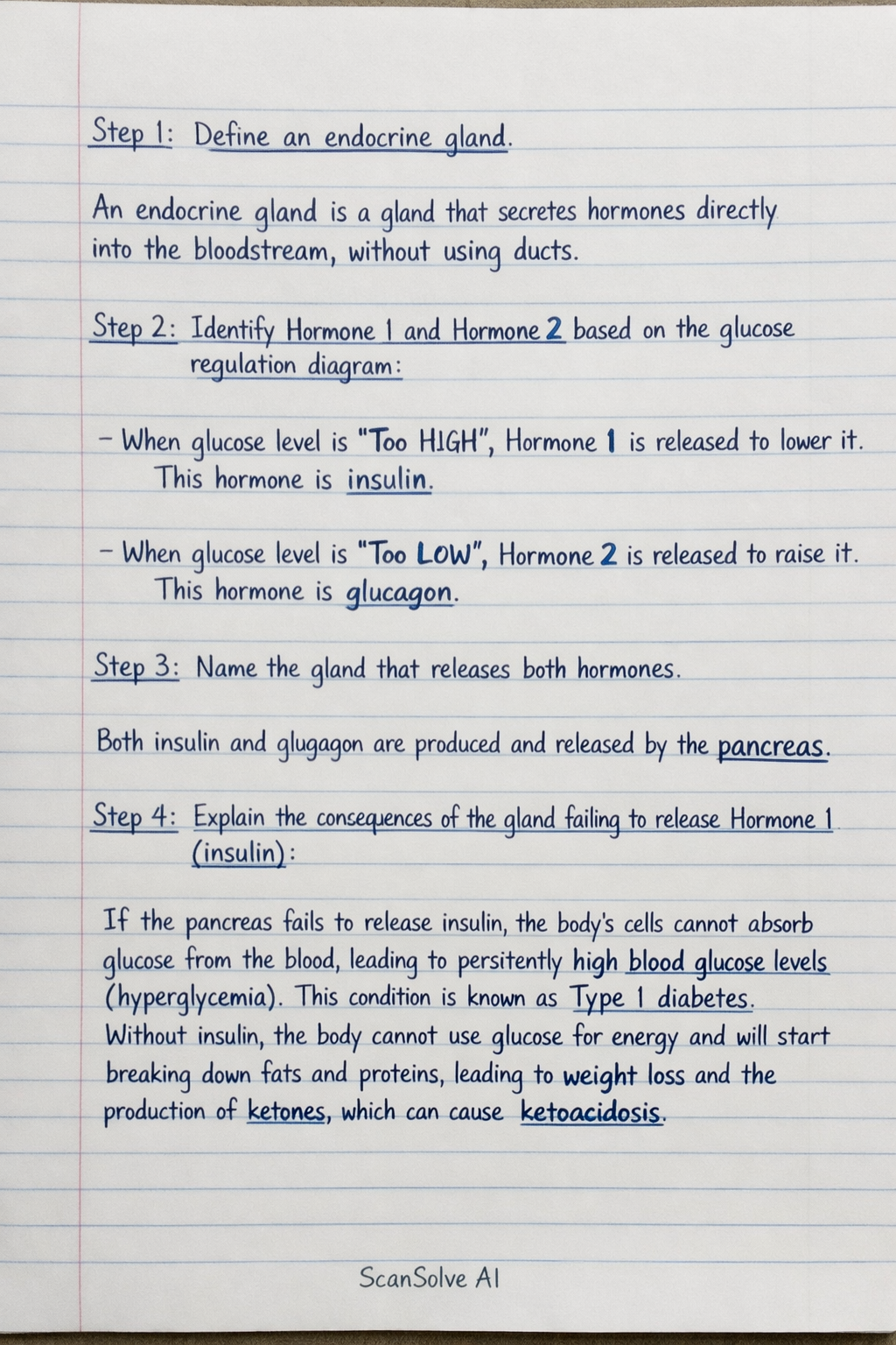 Handwritten step-by-step solution preview