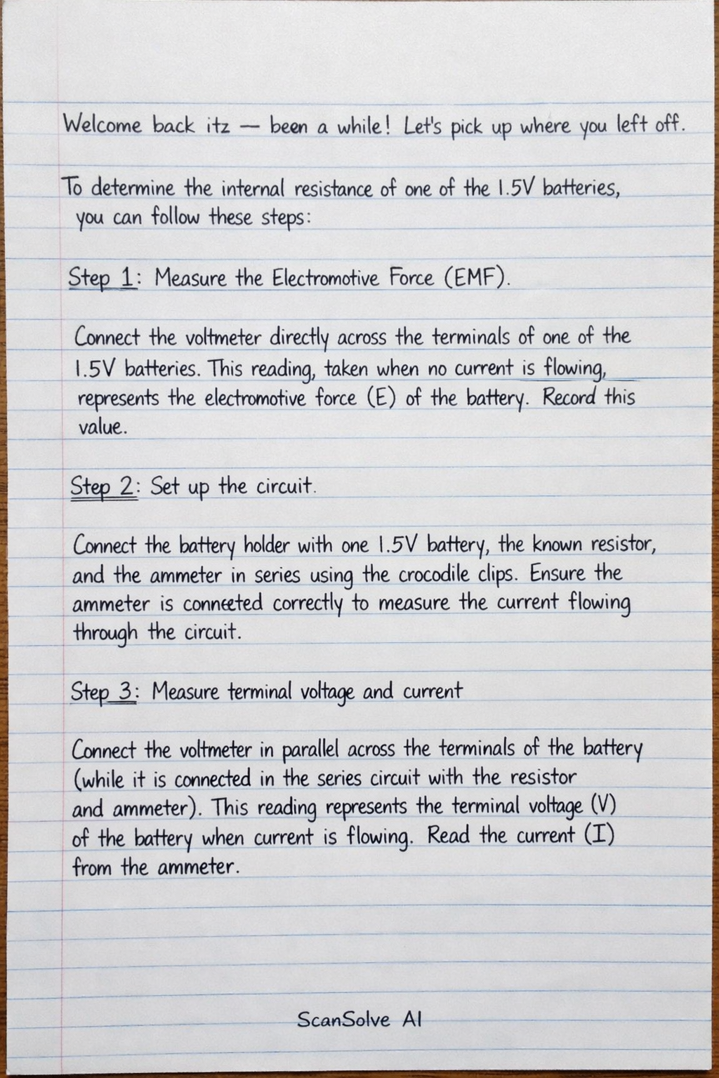 Handwritten step-by-step solution preview