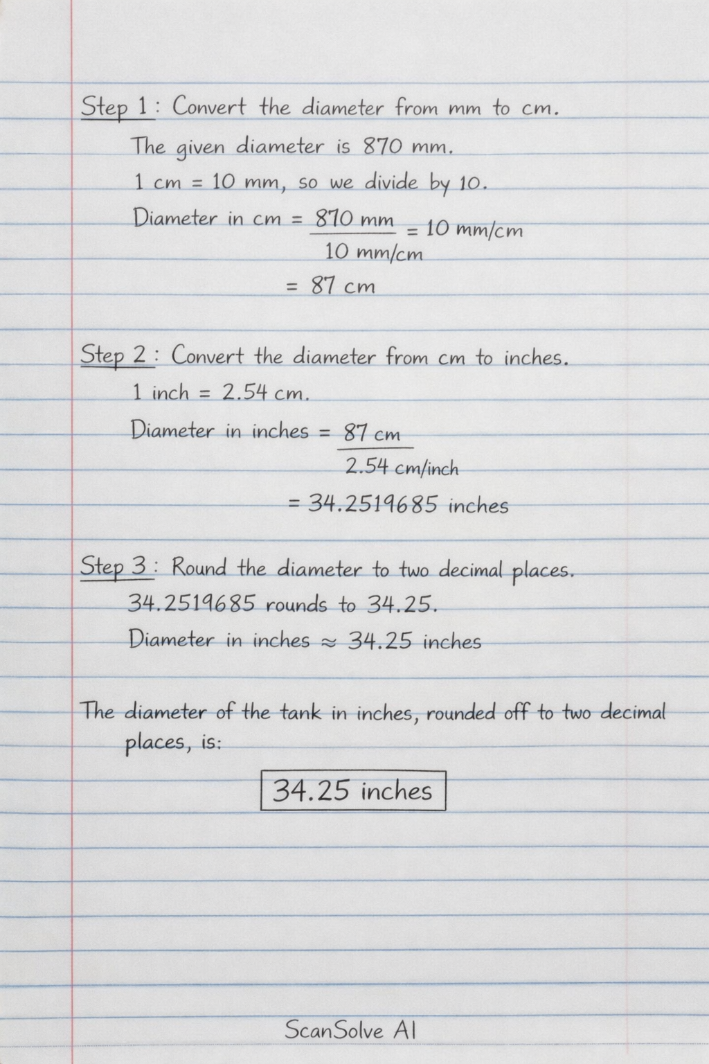 Handwritten step-by-step solution preview