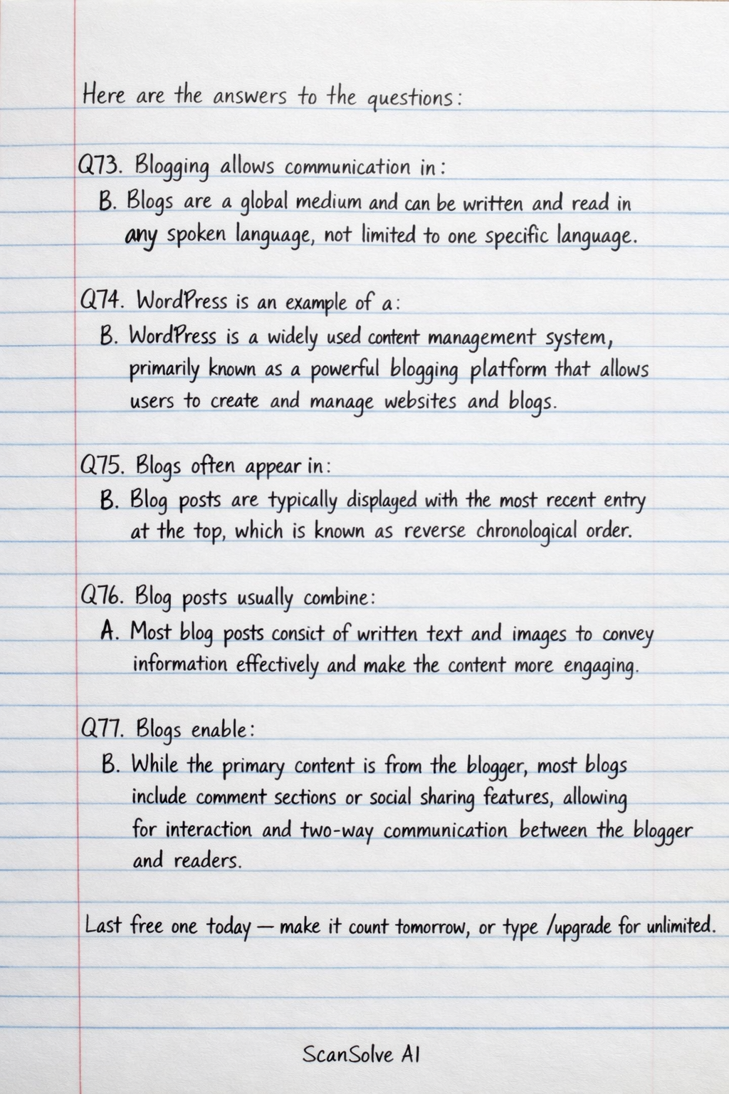 Handwritten step-by-step solution preview