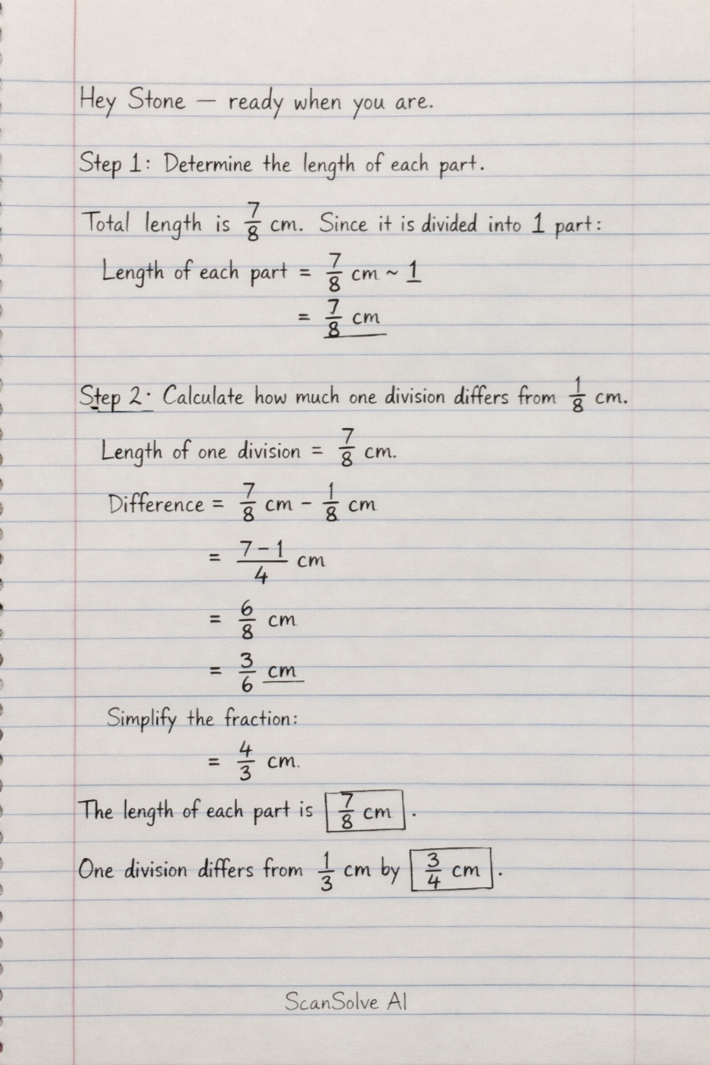 Handwritten step-by-step solution preview