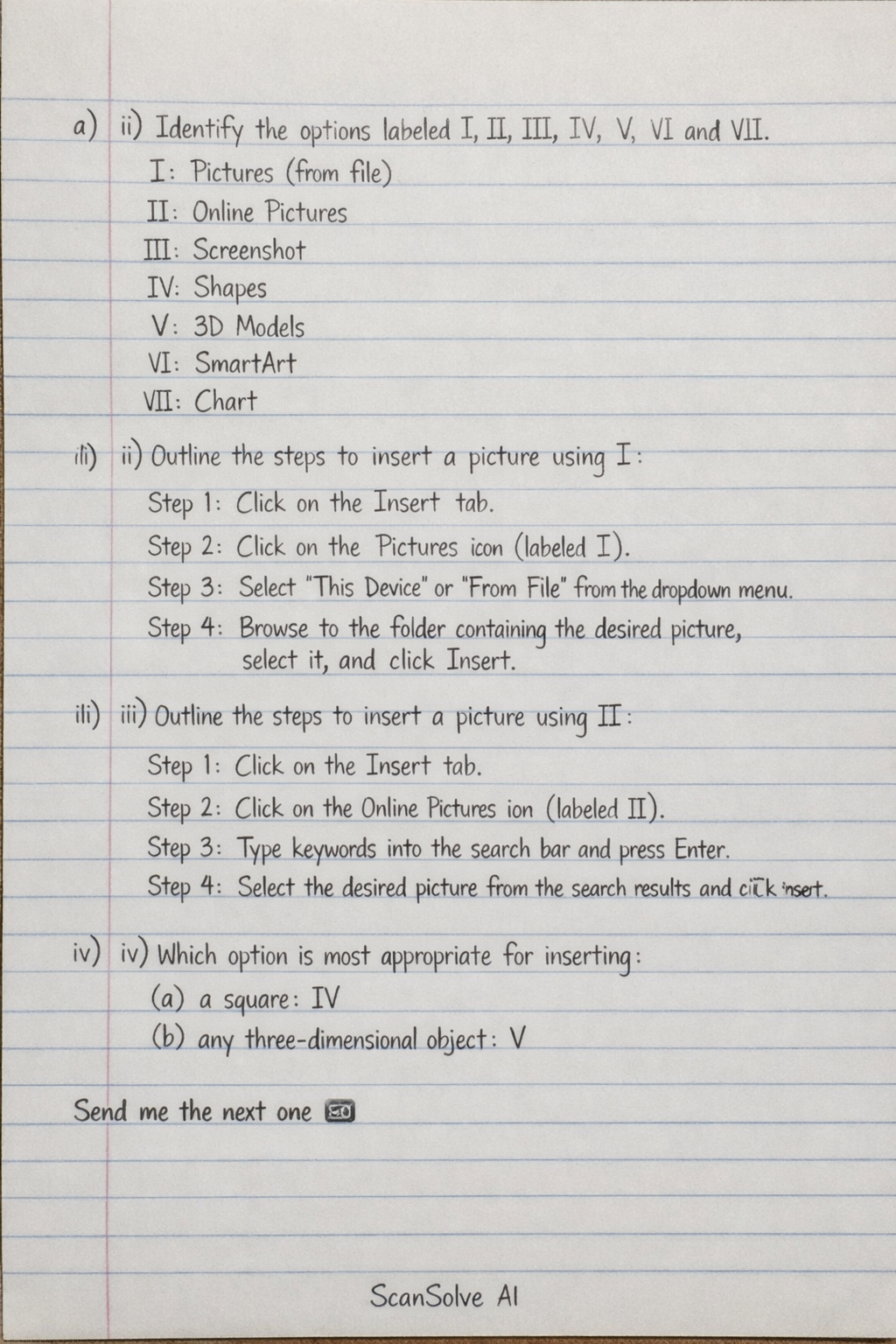 Handwritten step-by-step solution preview