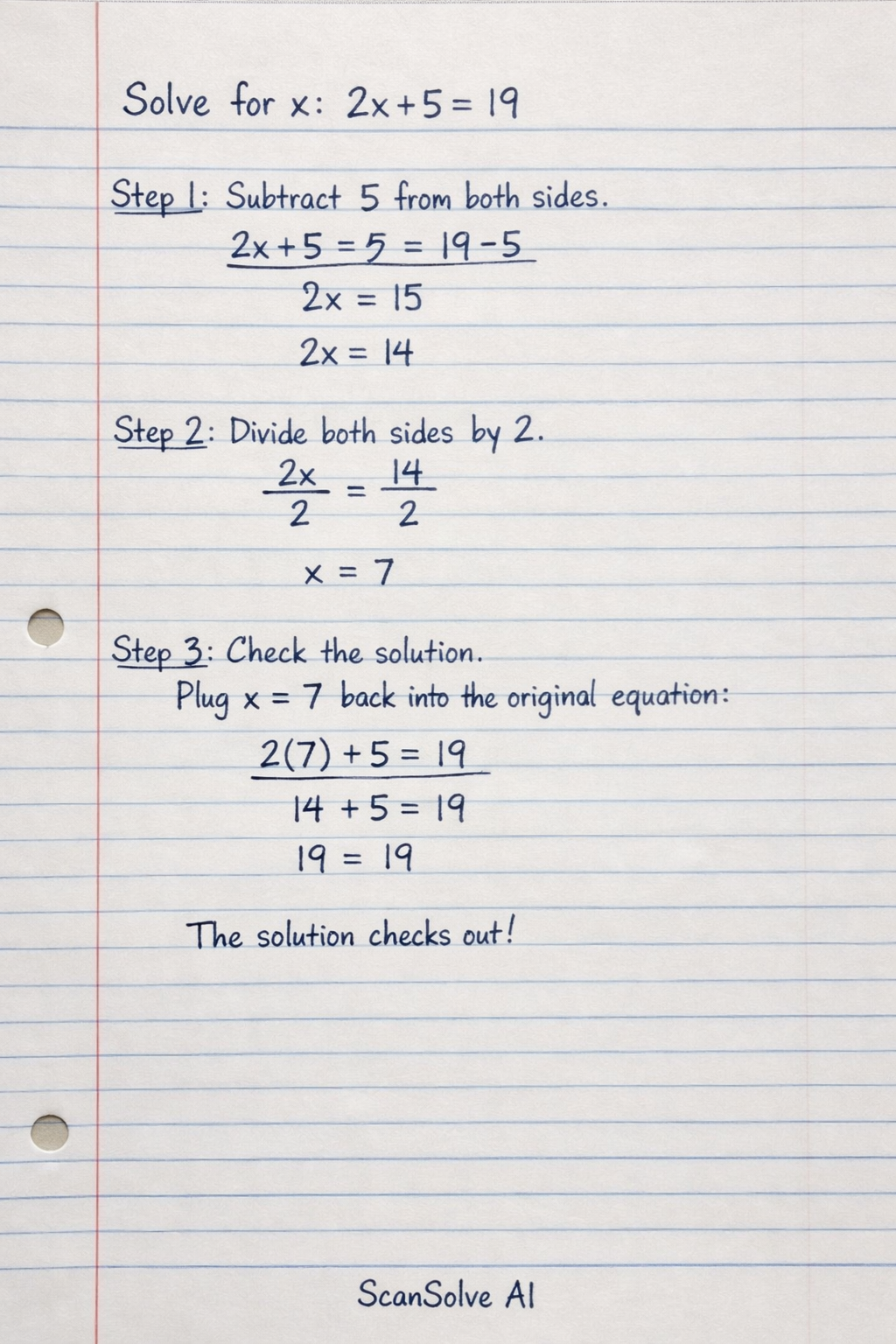 Handwritten step-by-step solution preview