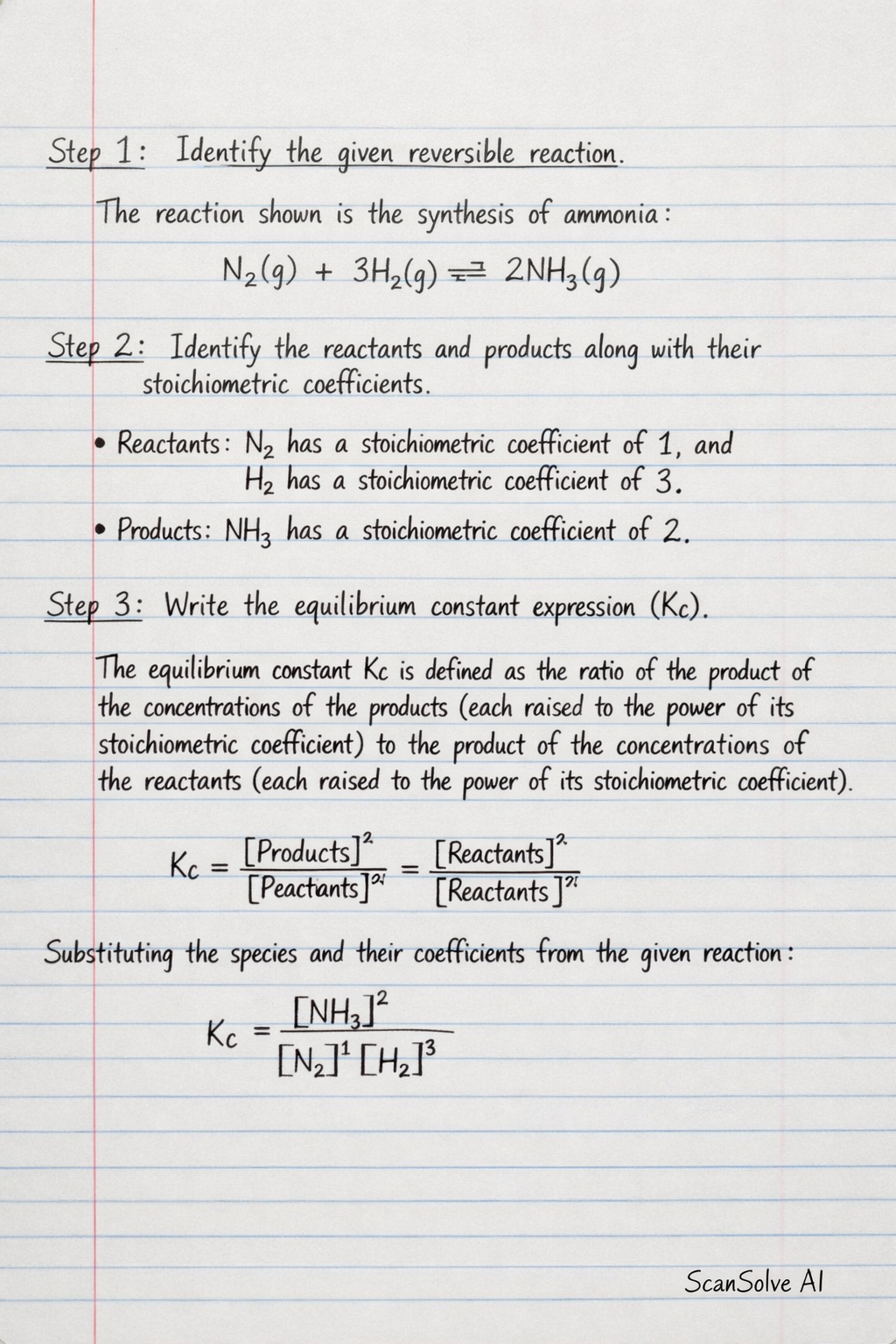 Handwritten step-by-step solution preview