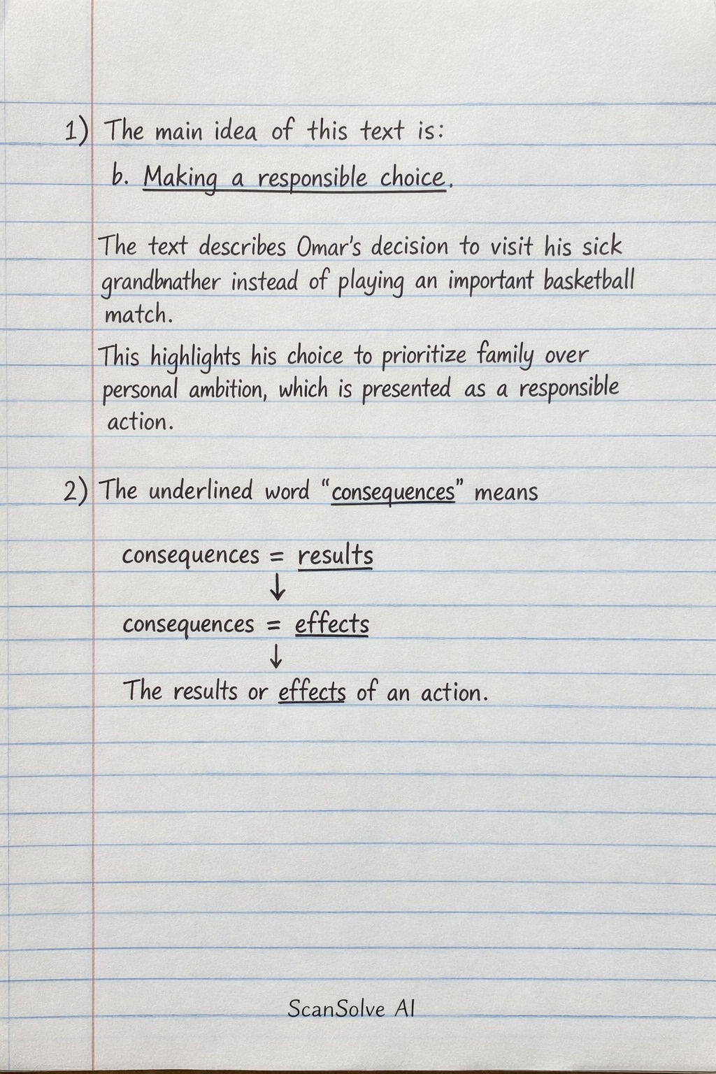 Handwritten step-by-step solution preview