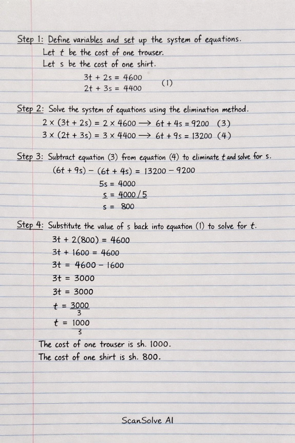 Handwritten step-by-step solution preview