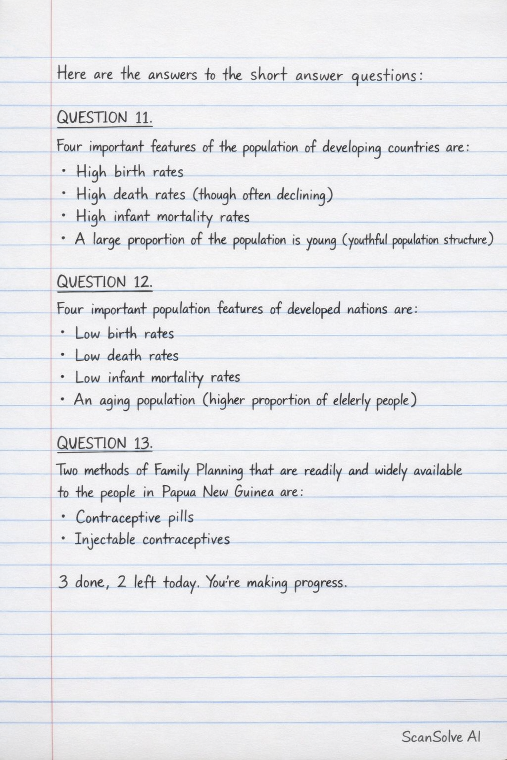 Handwritten step-by-step solution preview