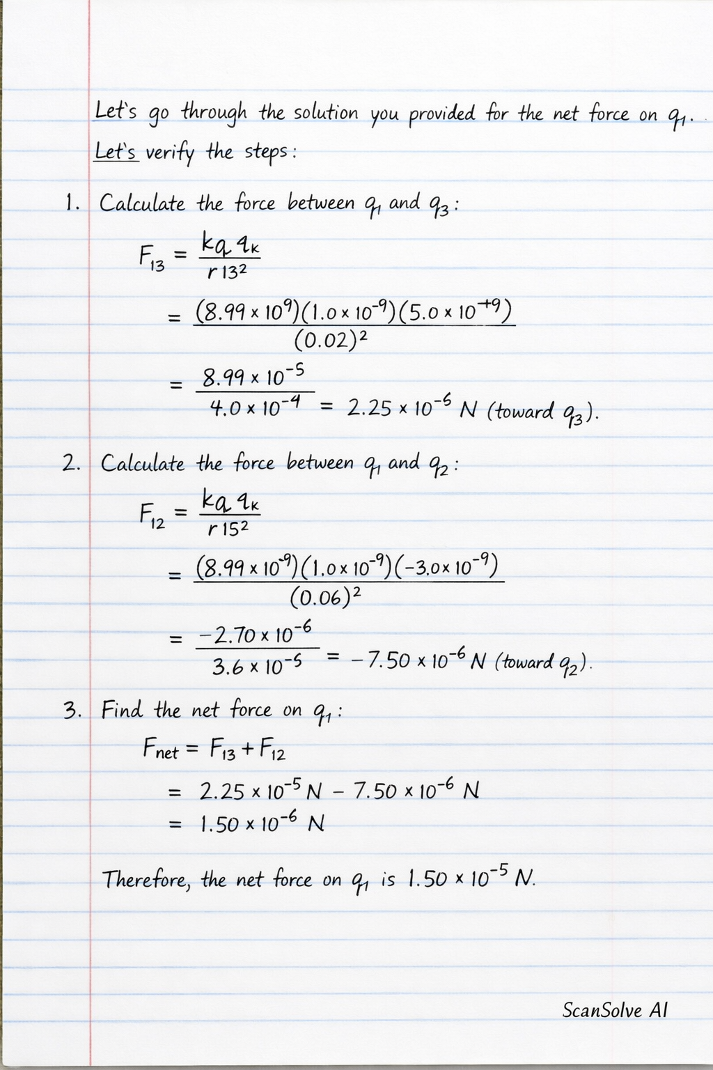 Handwritten step-by-step solution preview