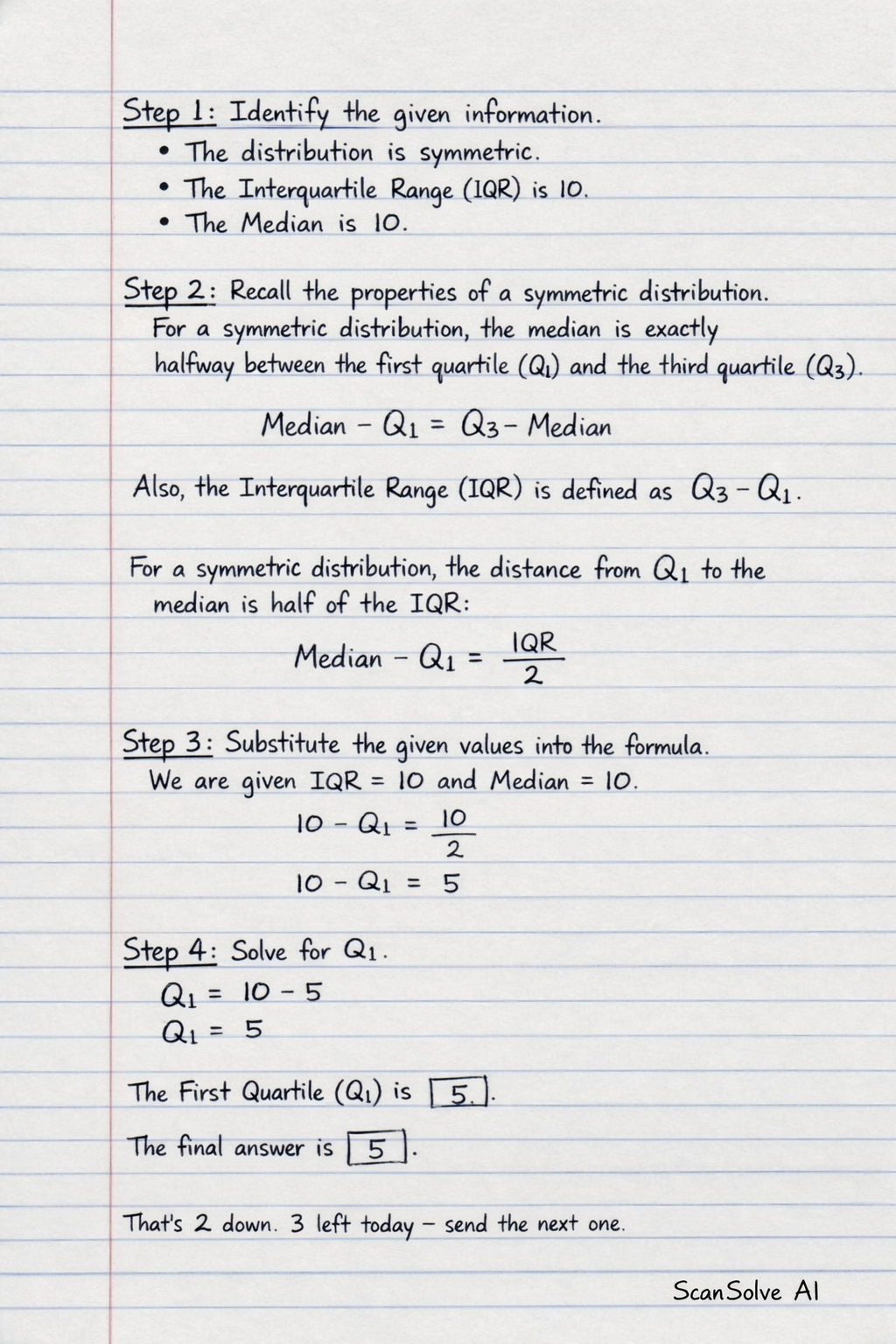 Handwritten step-by-step solution preview