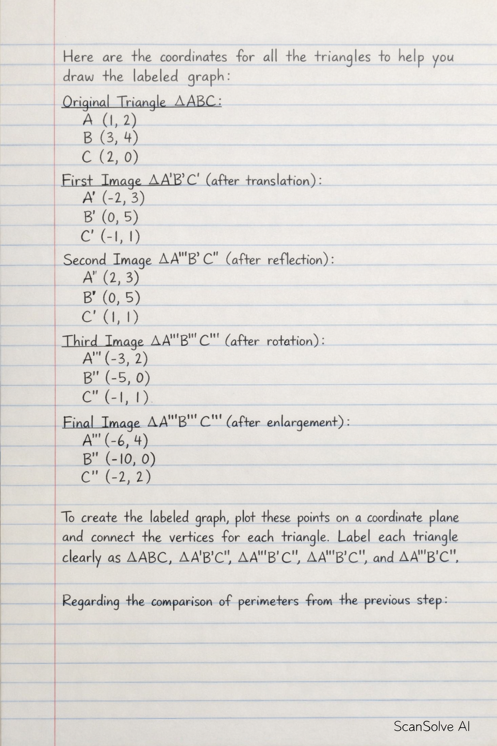 Handwritten step-by-step solution preview