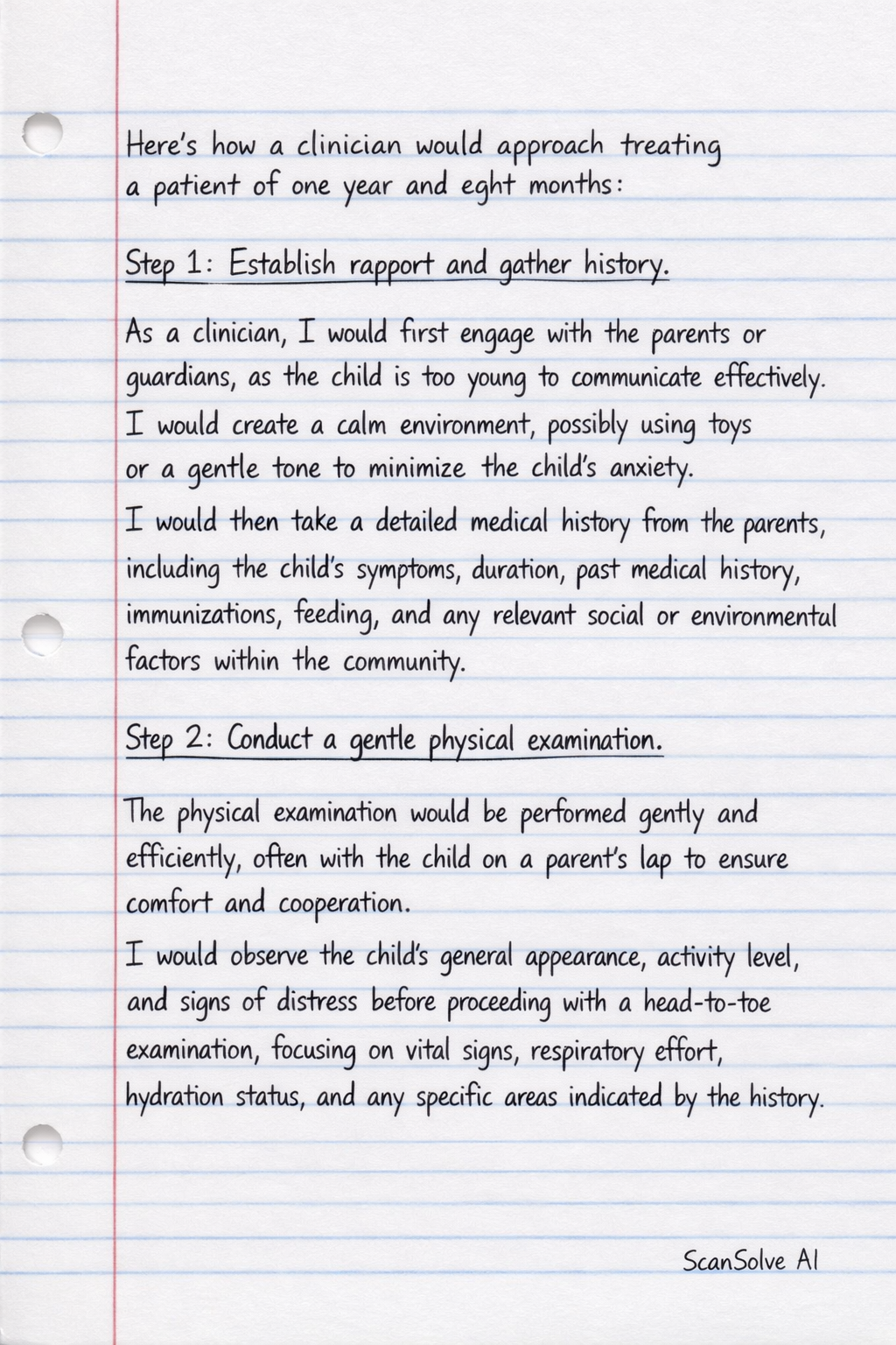 Handwritten step-by-step solution preview