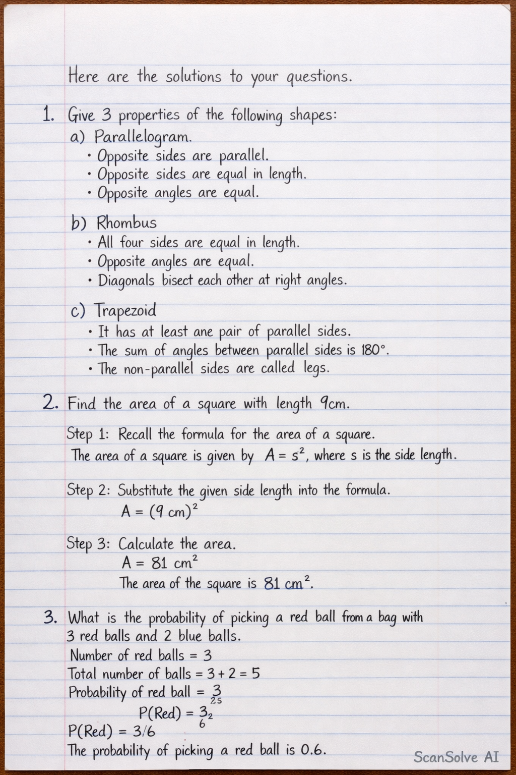 Handwritten step-by-step solution preview
