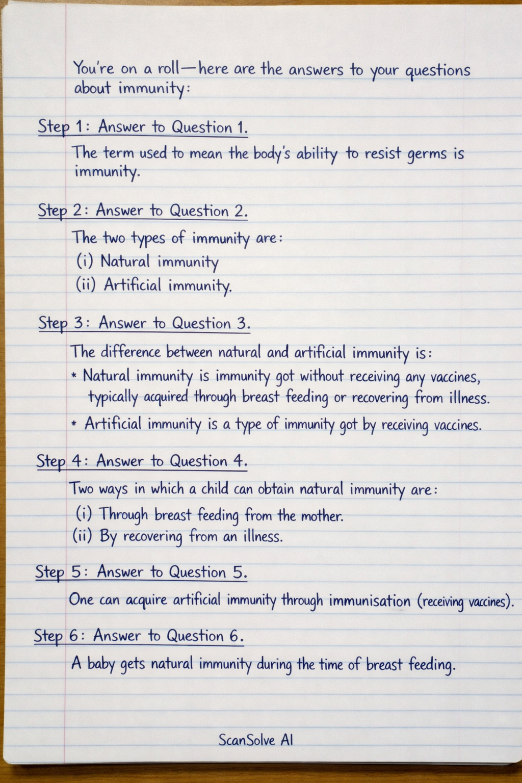 Handwritten step-by-step solution preview
