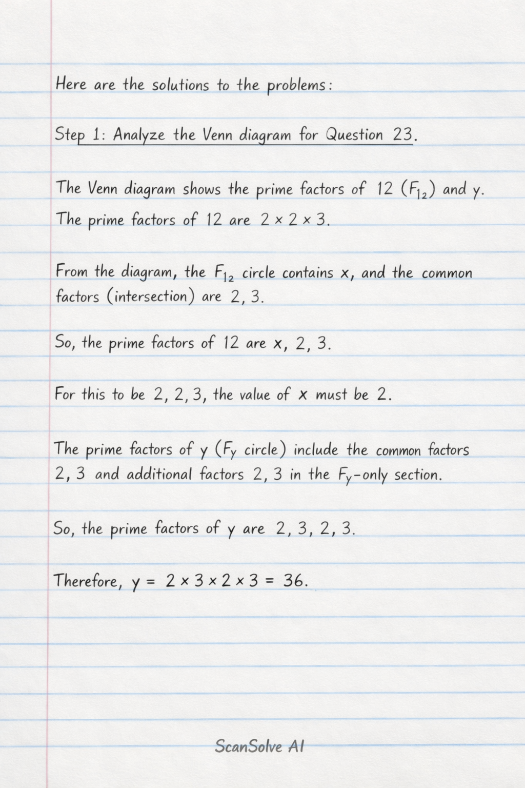 Handwritten step-by-step solution preview