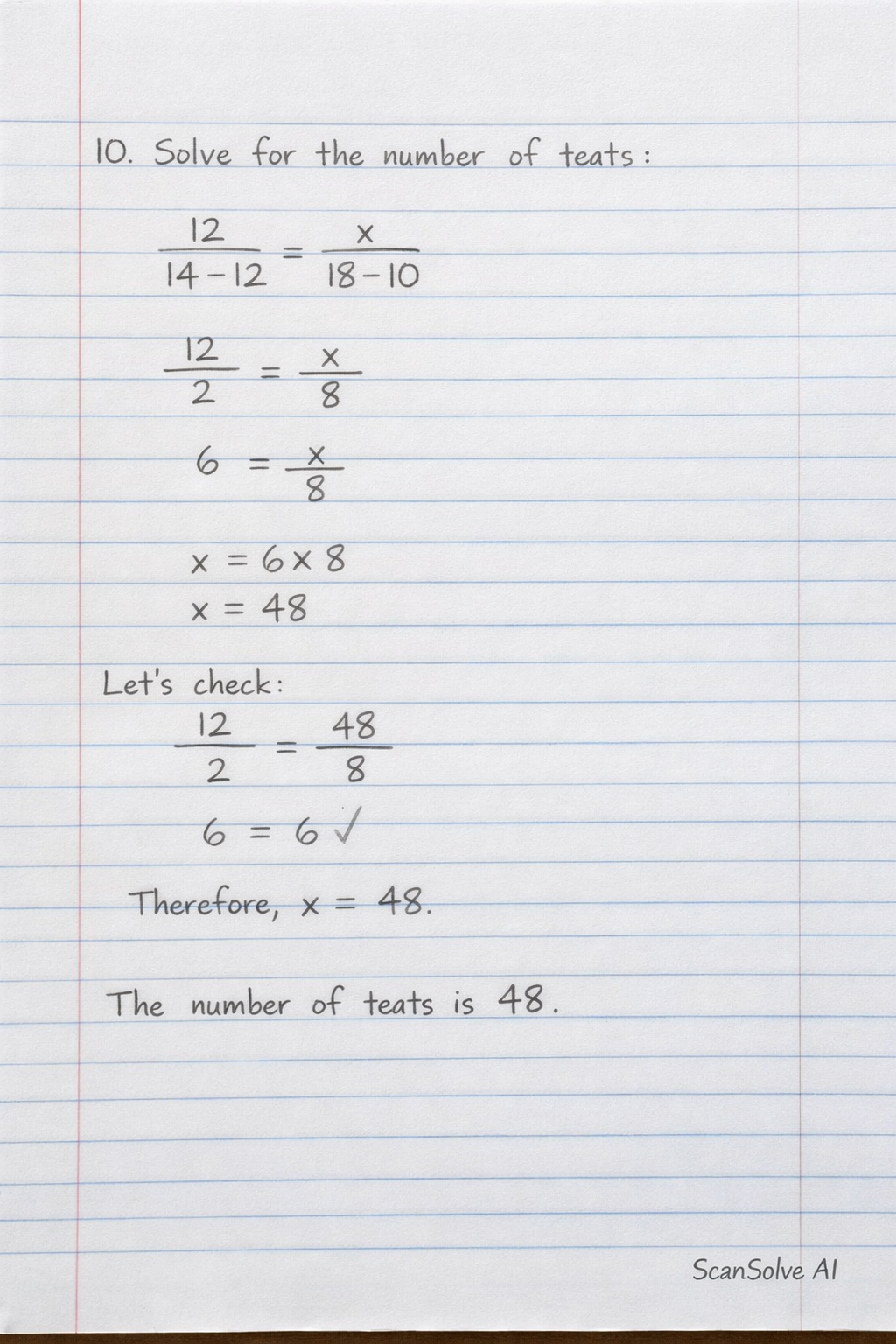 Handwritten step-by-step solution preview