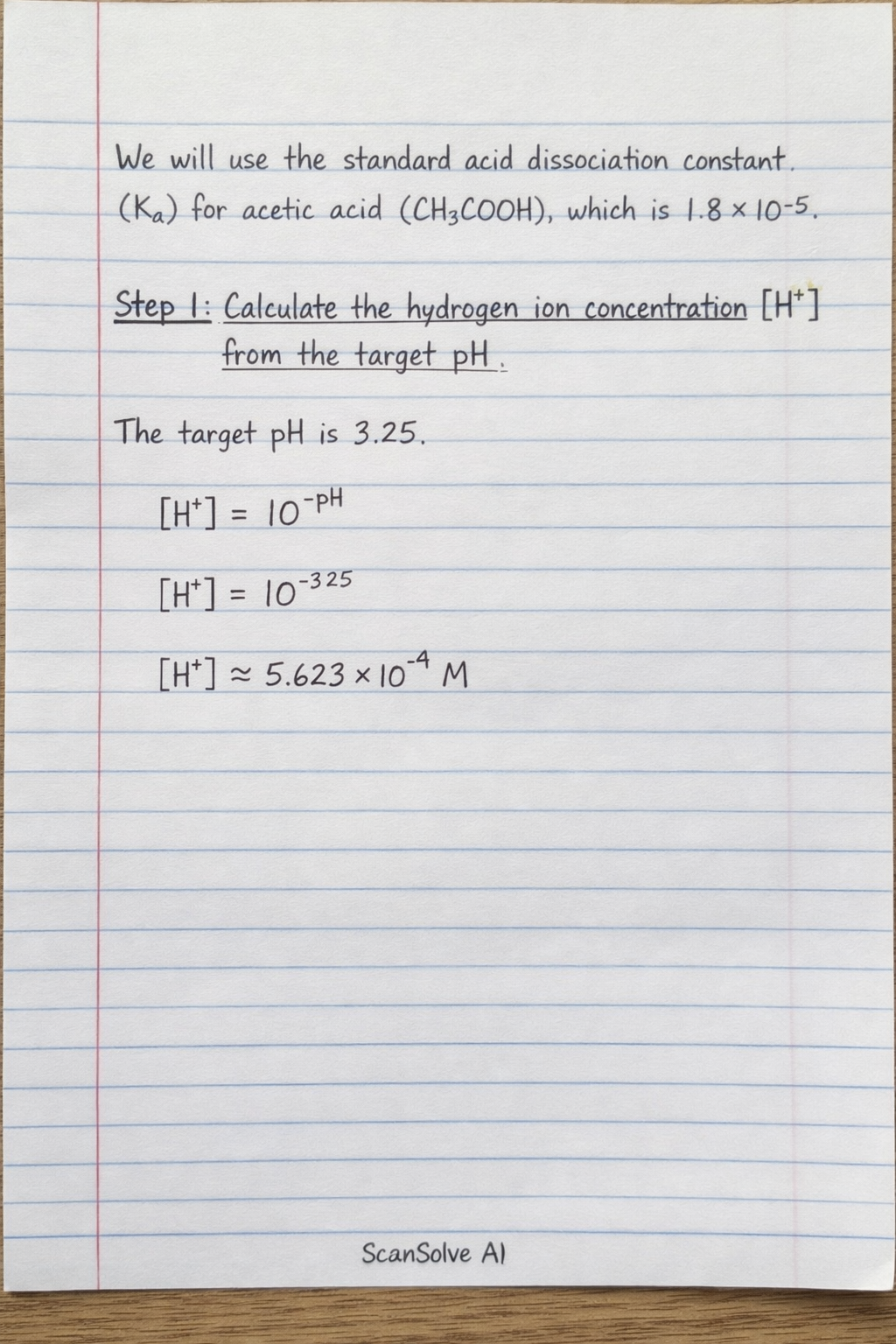 Handwritten step-by-step solution preview