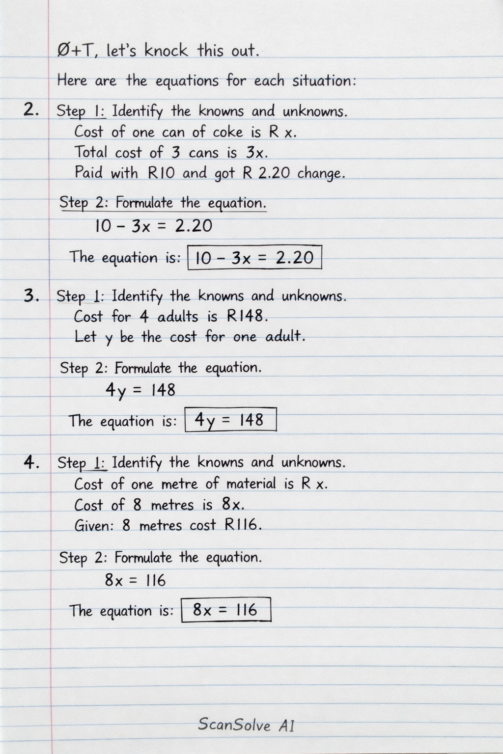 Handwritten step-by-step solution preview