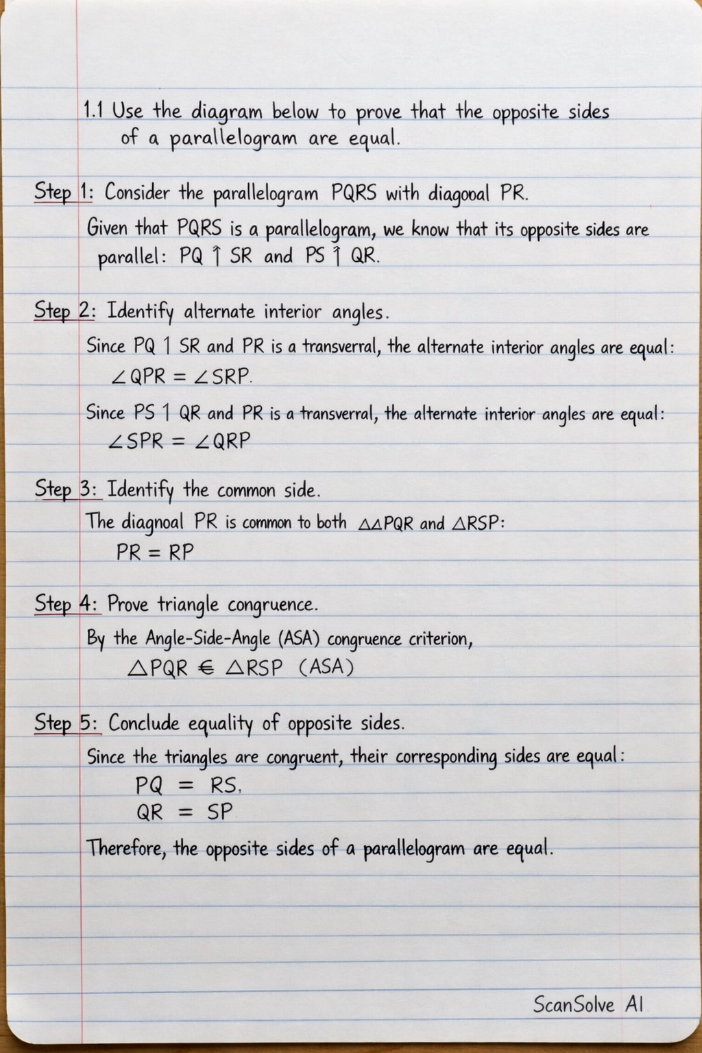 Handwritten step-by-step solution preview