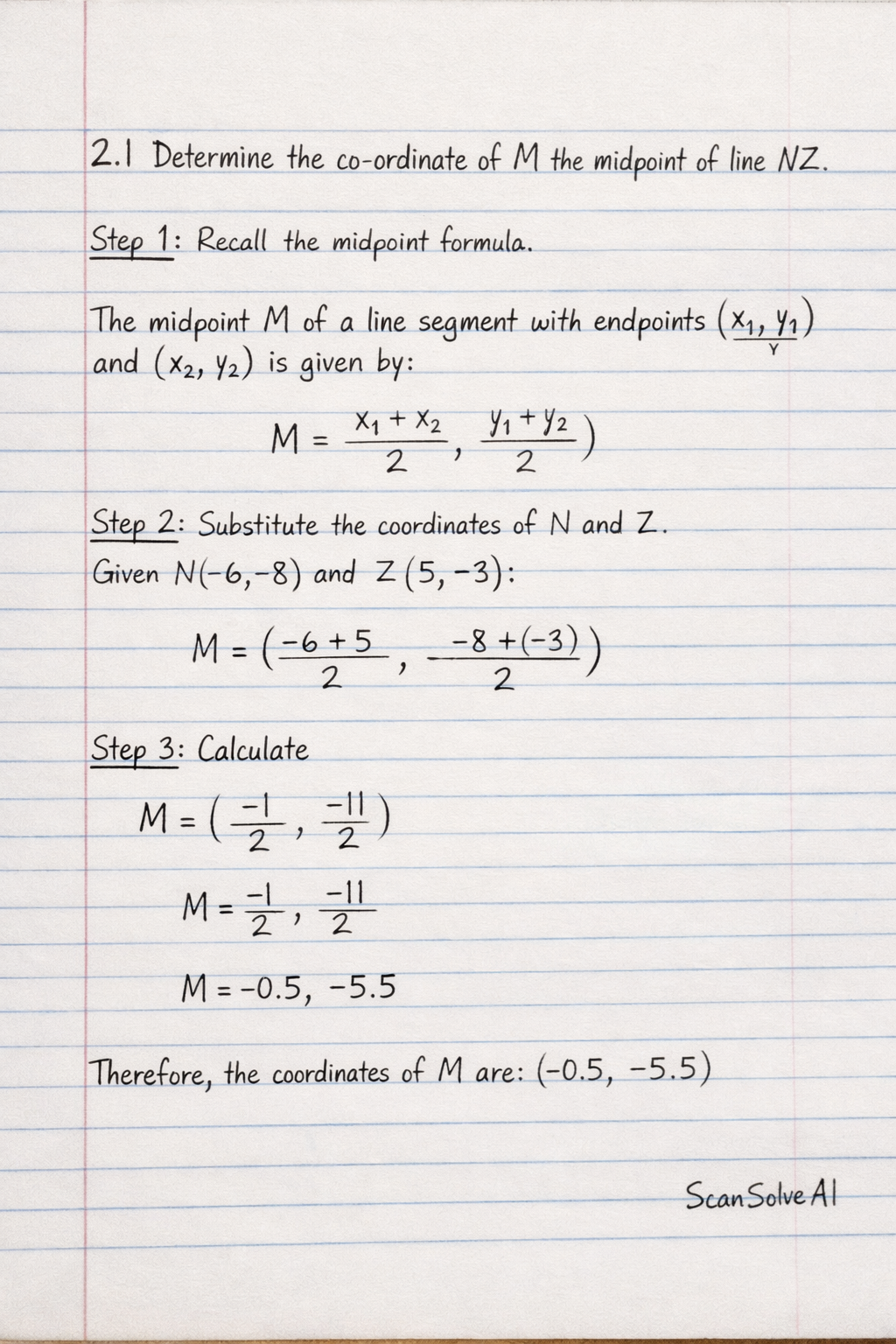 Handwritten step-by-step solution preview