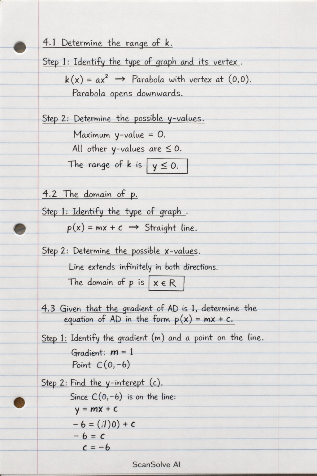 Handwritten step-by-step solution preview
