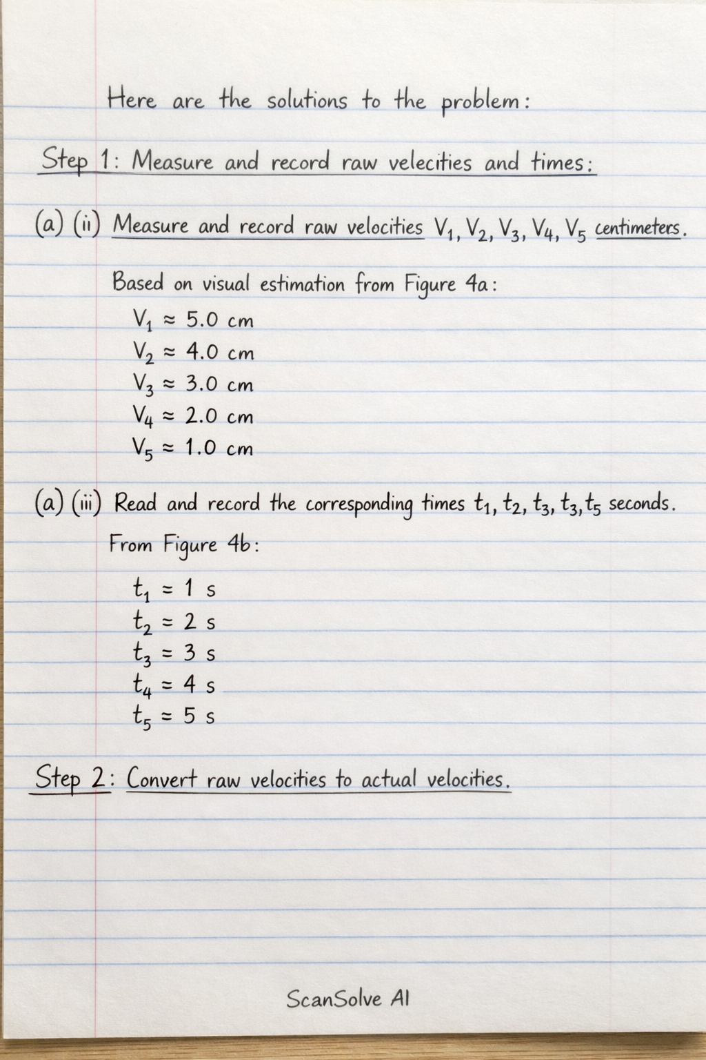 Handwritten step-by-step solution preview
