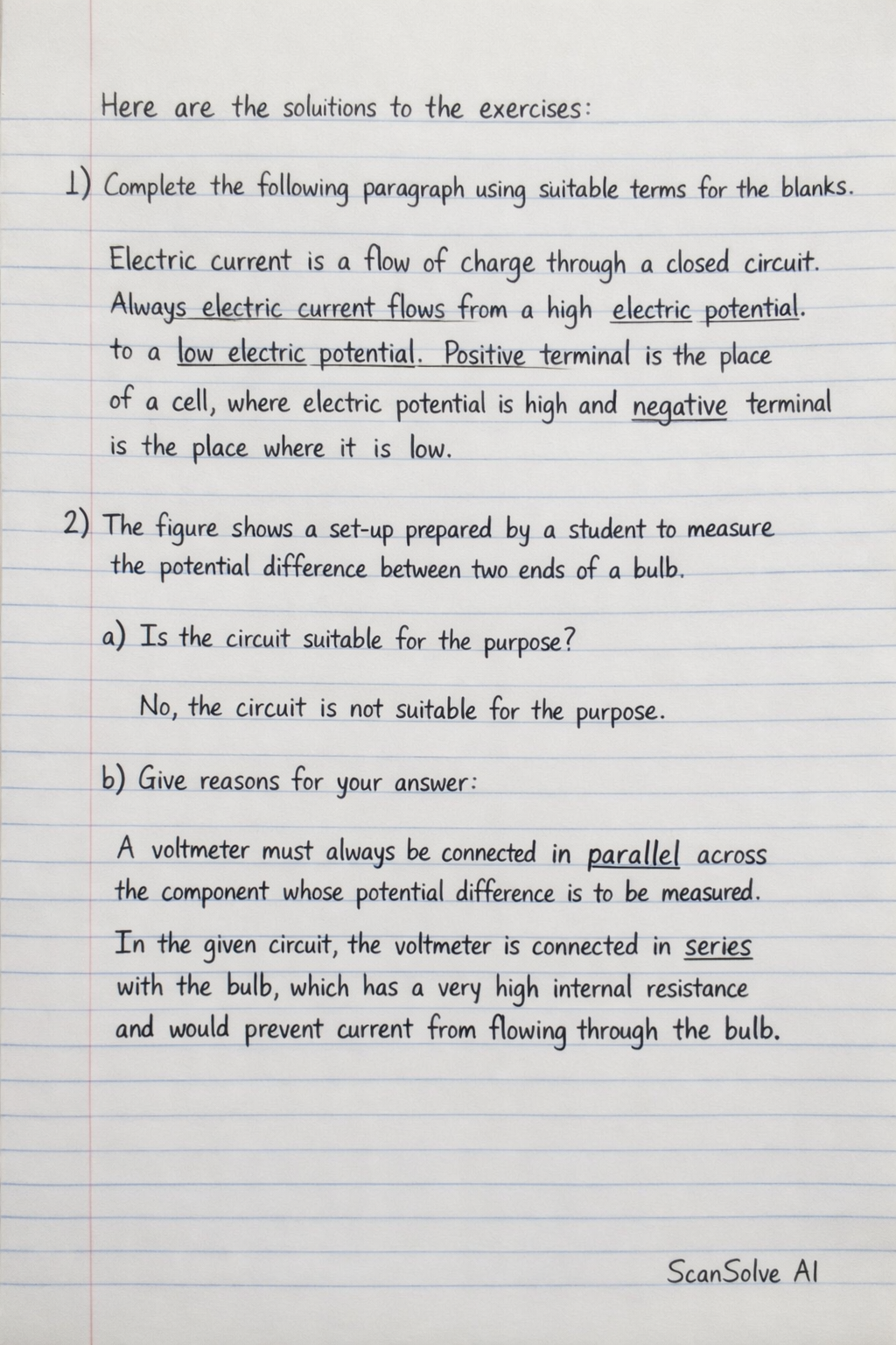 Handwritten step-by-step solution preview