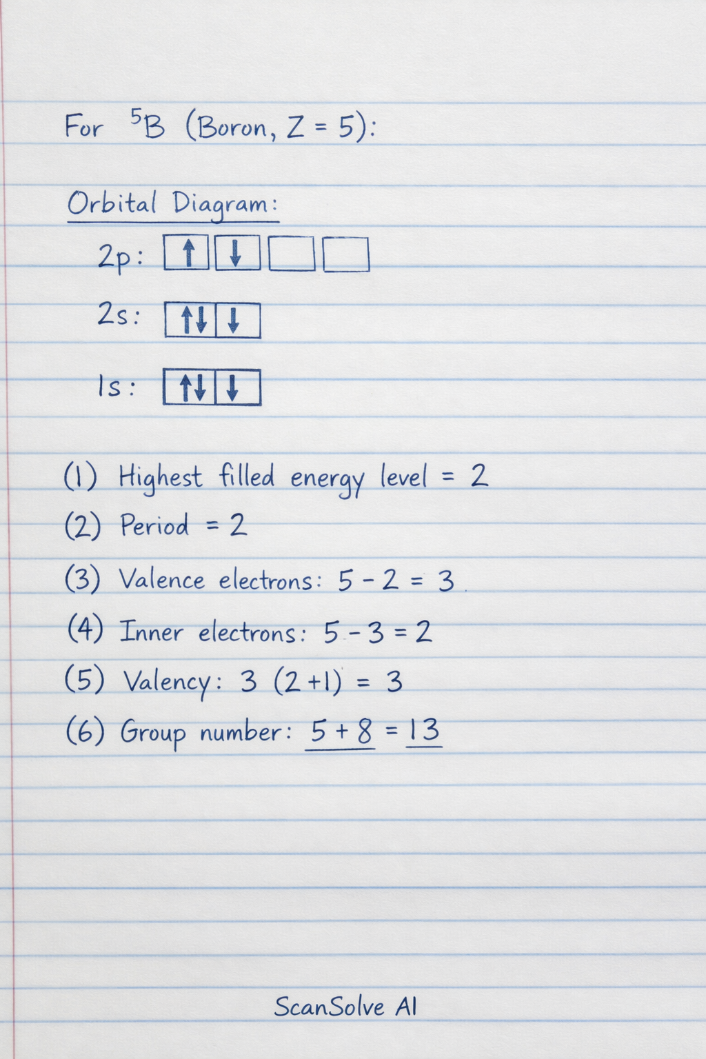 Handwritten step-by-step solution preview
