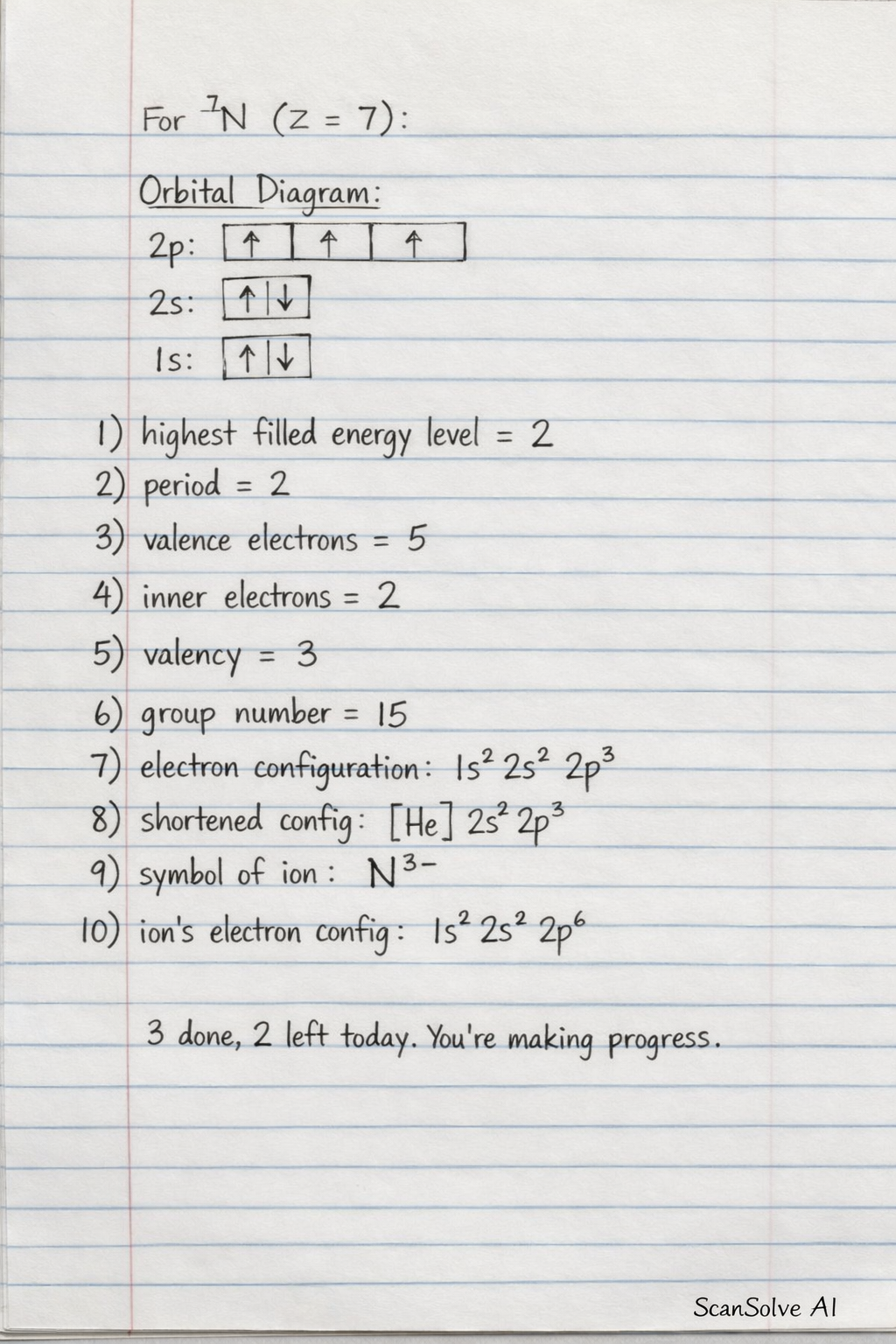 Handwritten step-by-step solution preview