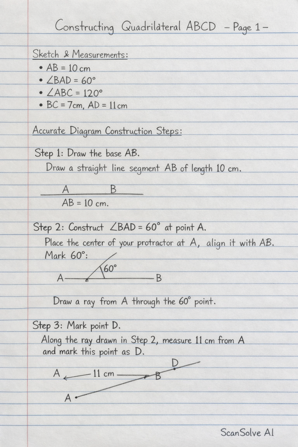 Handwritten step-by-step solution preview