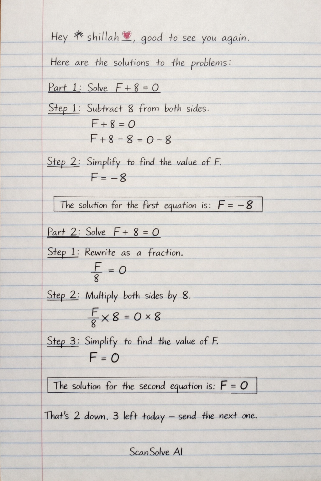 Handwritten step-by-step solution preview